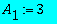 A[1] := 3