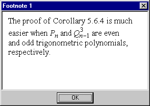 Example of math display in a footnote