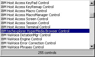 PowerPoint control list