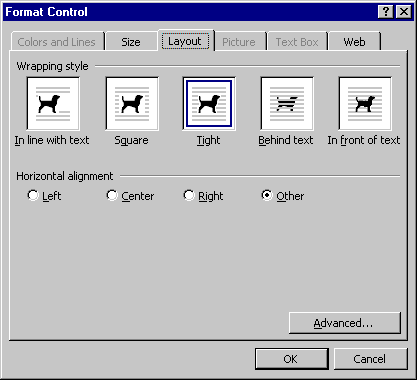 Word format properties